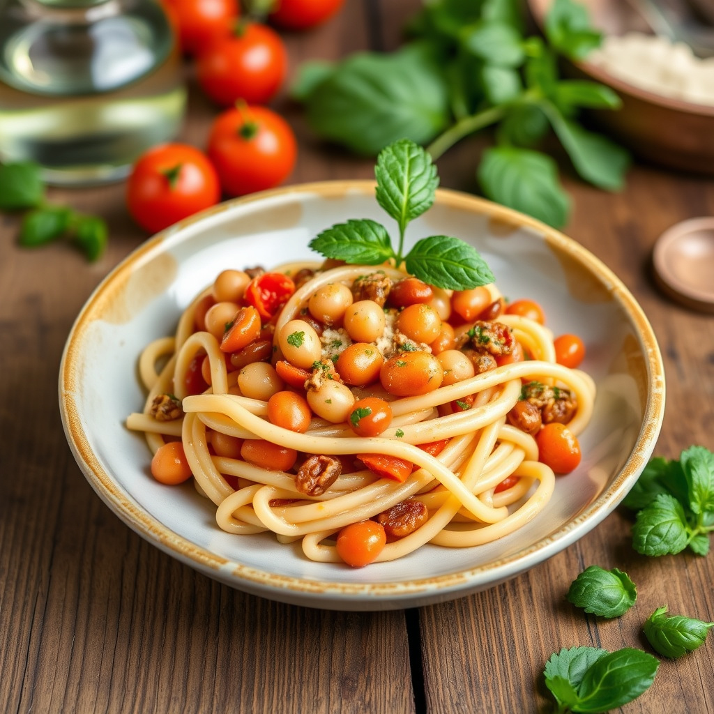 Pasta e Fagioli med 16 bønner og pancetta
