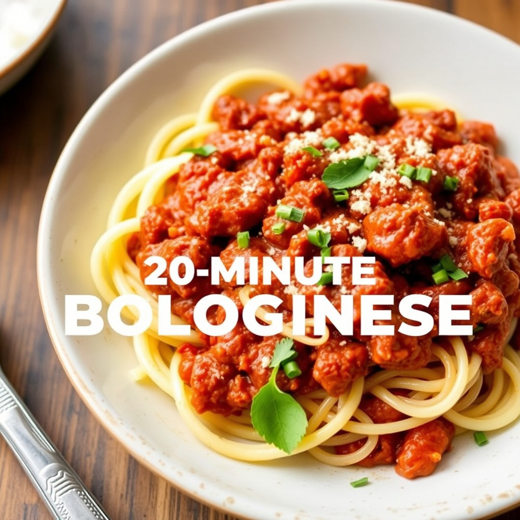 20-minutters Bolognese