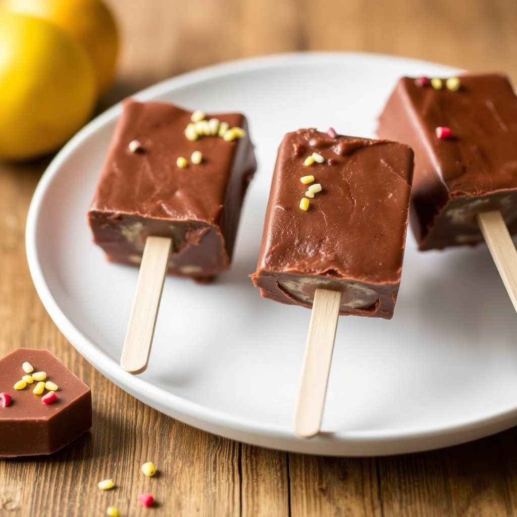 3-ingredienser fudge-pops
