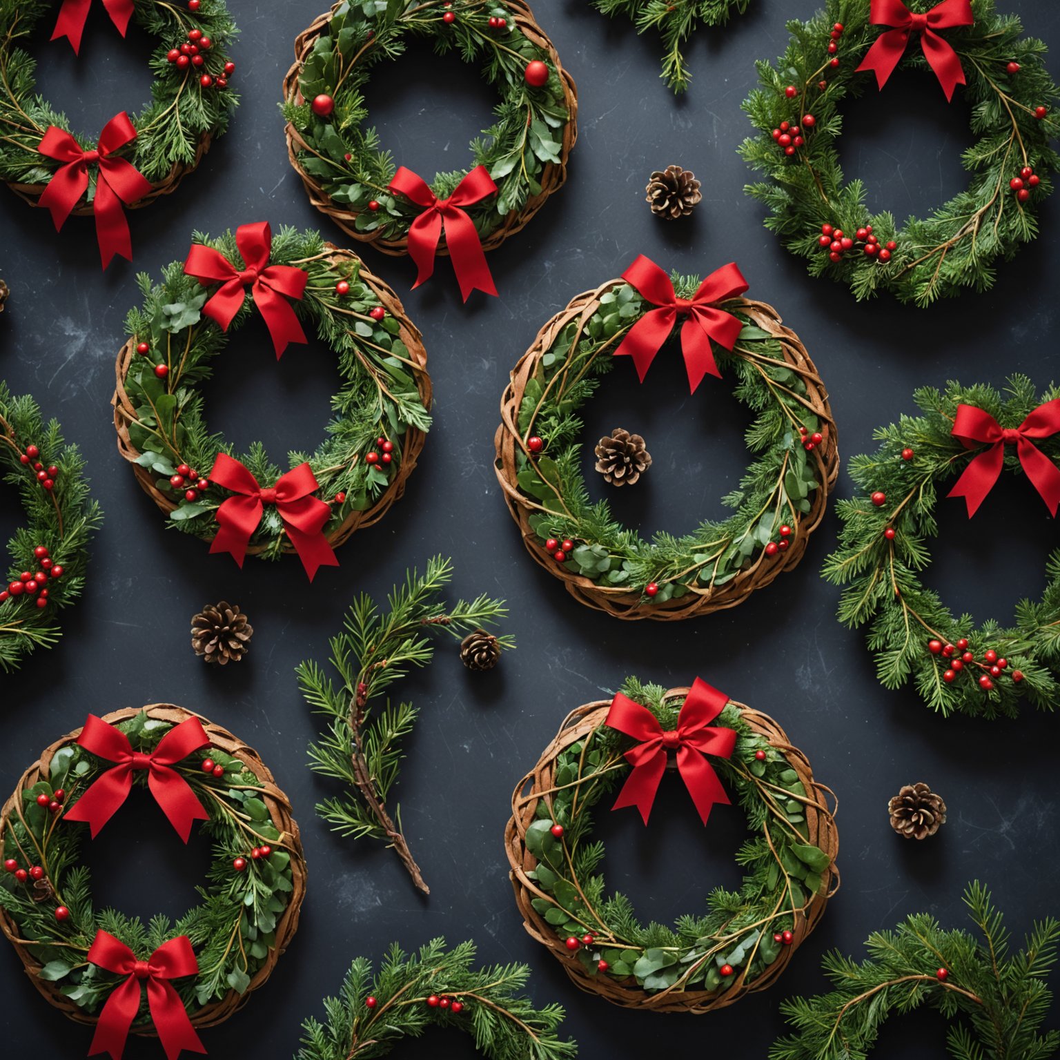 Søte julekranser av maisflak