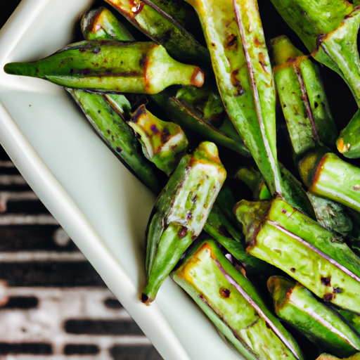 Ristet okra
