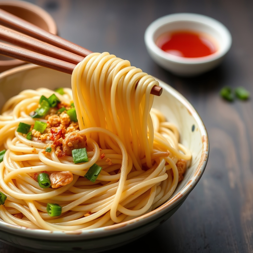 Å koke tørkede udon-nudler