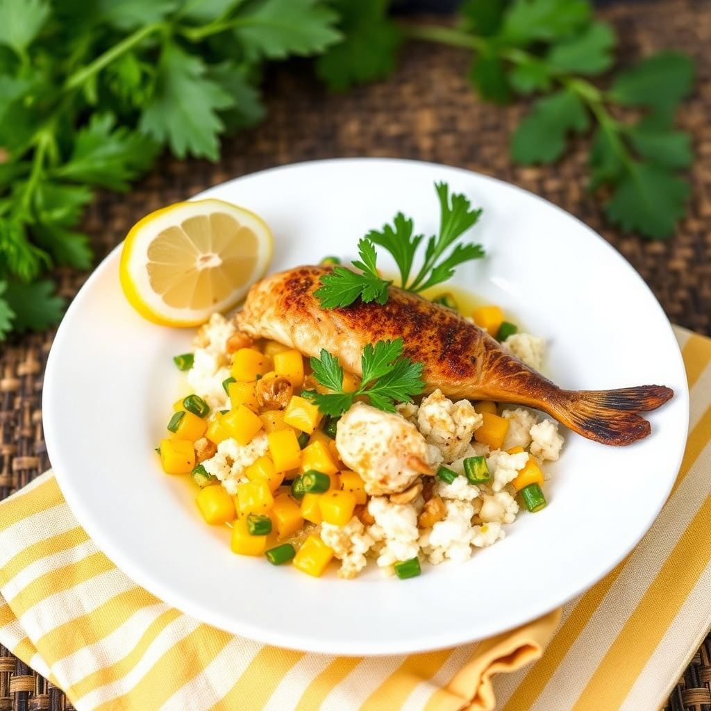 Ackee og saltet torsk (karibisk klassiker)