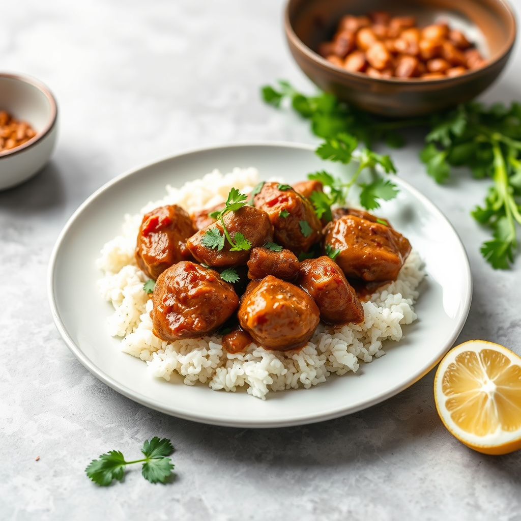 Adobo-kylling i pergament