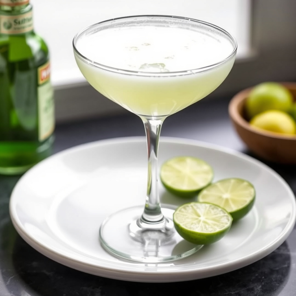 Agurk- og lime-martini