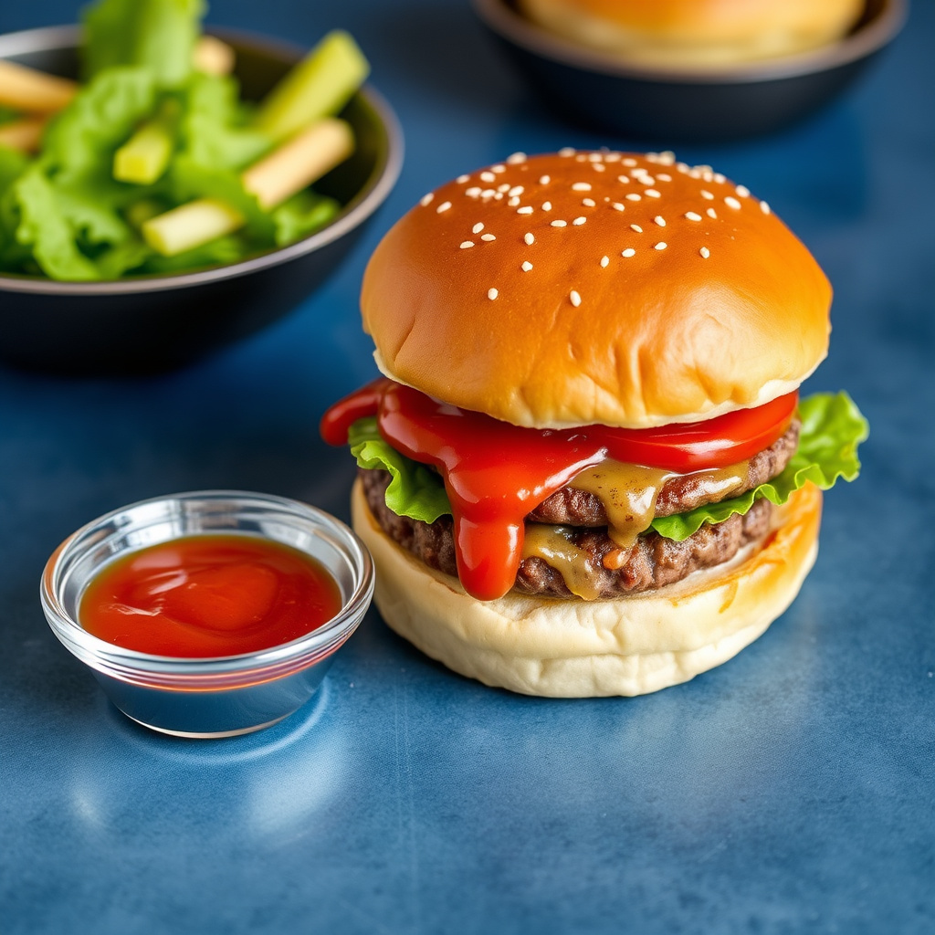 All-American Mini Burgers og Spesialsaus