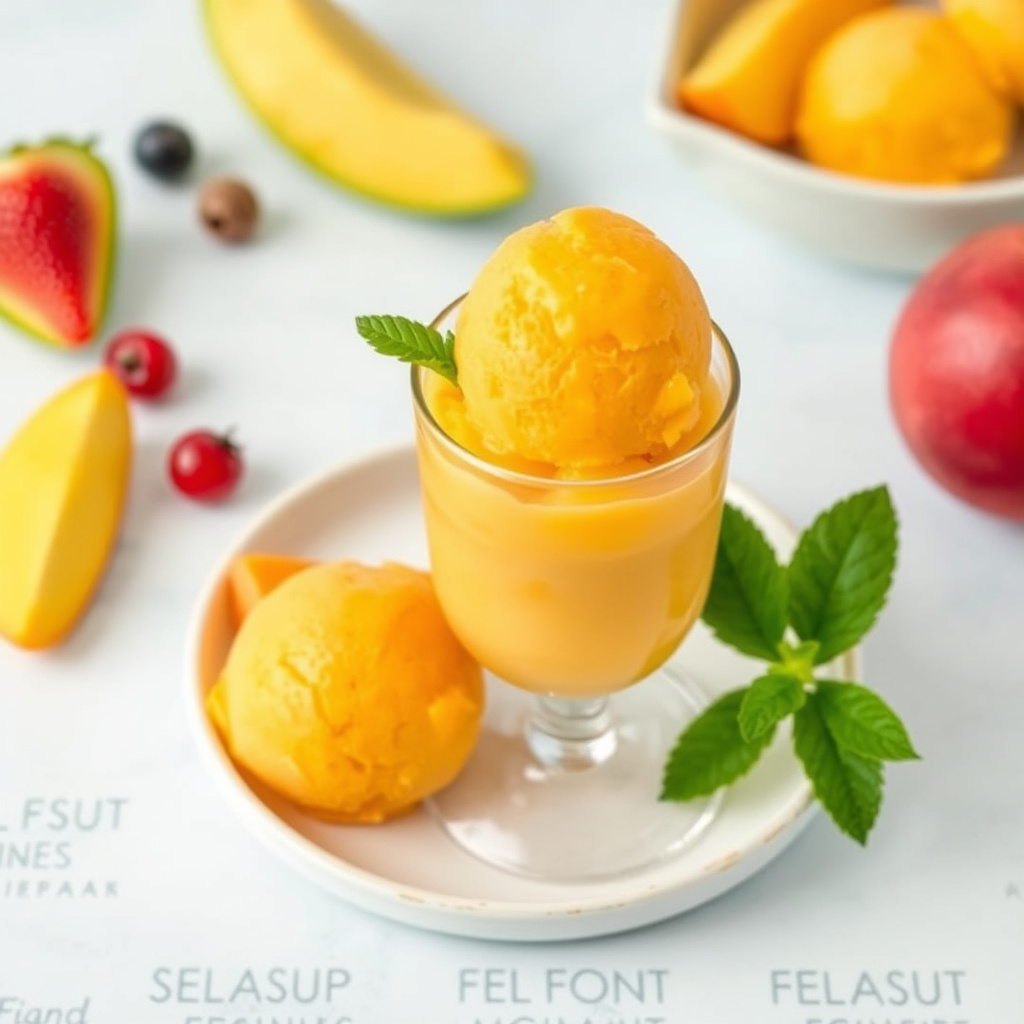All-Fruit Mango Sorbet