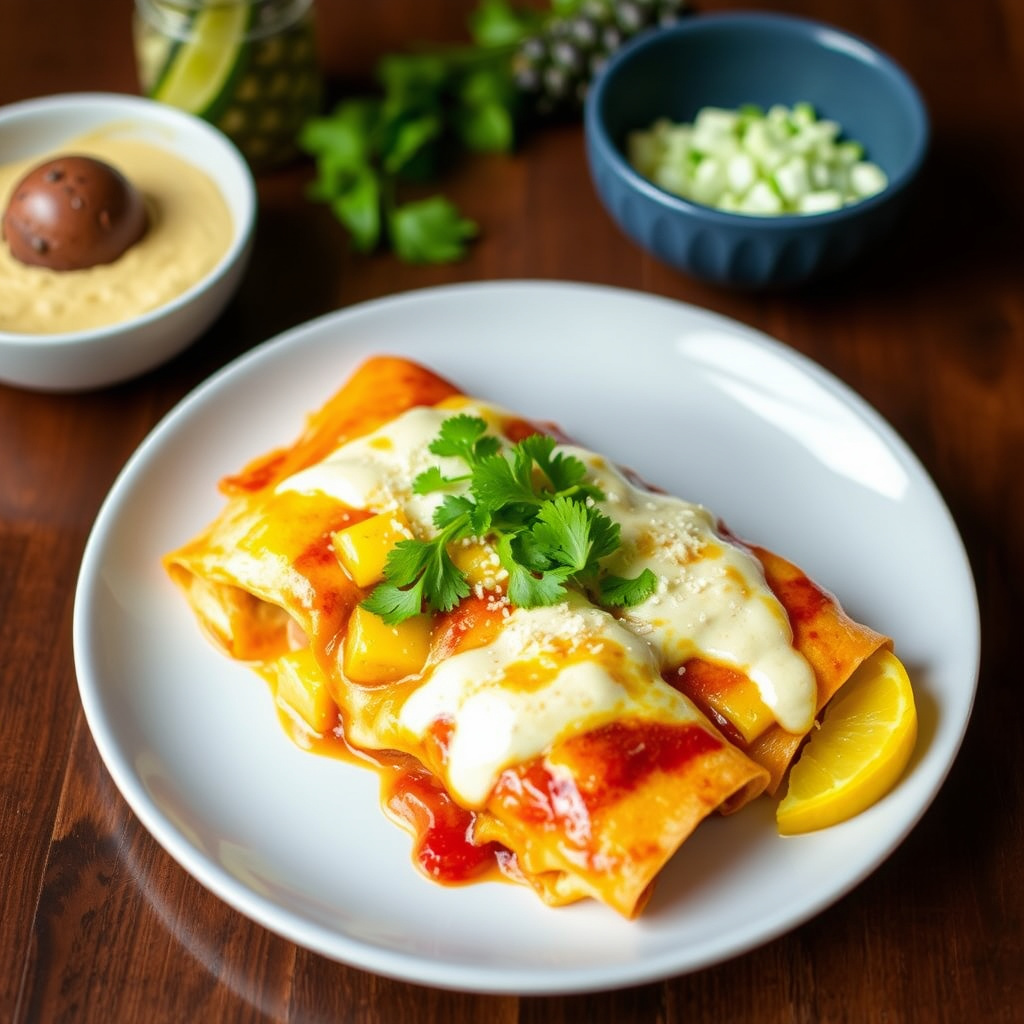 Ananasenchiladas