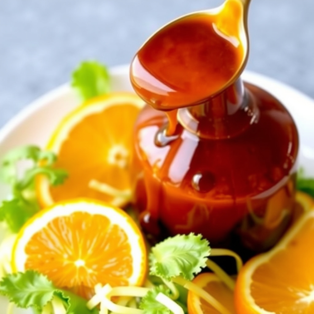 Appelsin- og balsamicodressing