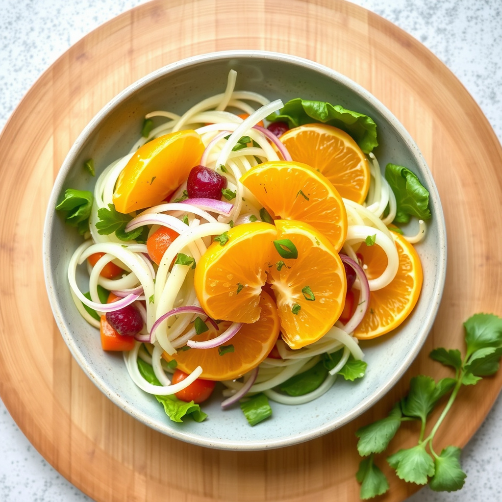 Appelsin- og fenikelsalat