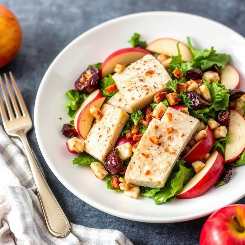 Arctic Char-salat med epler