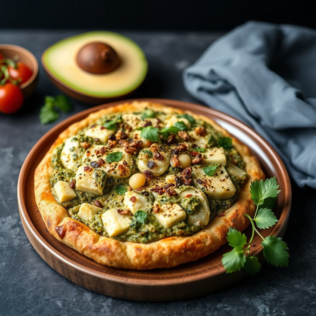 Artisjokkpesto-tortilla