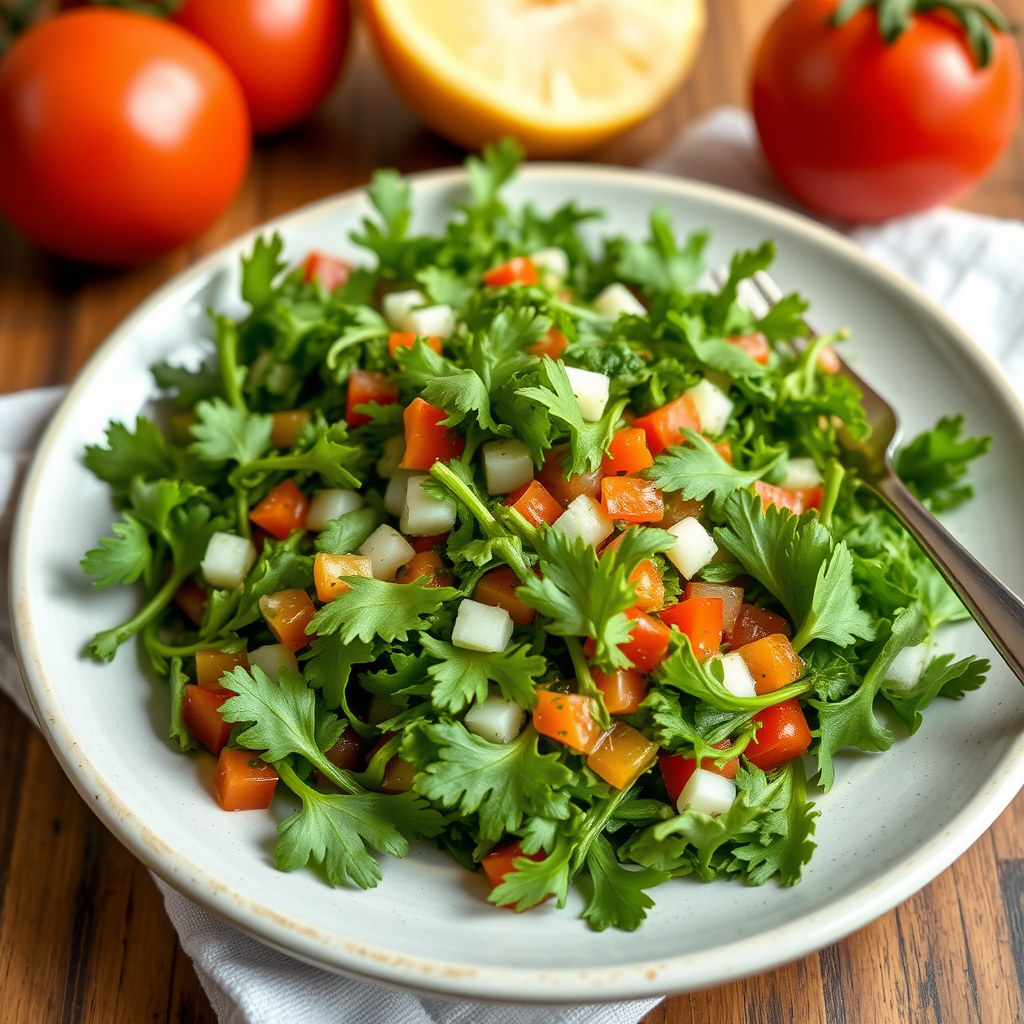 Ruccolasalsa Verde med Parmesan