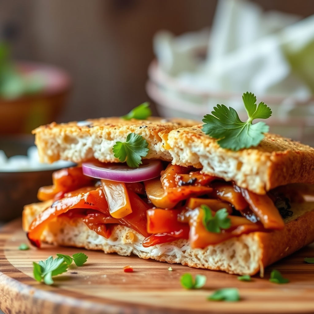 Asiatisk gate-sandwich