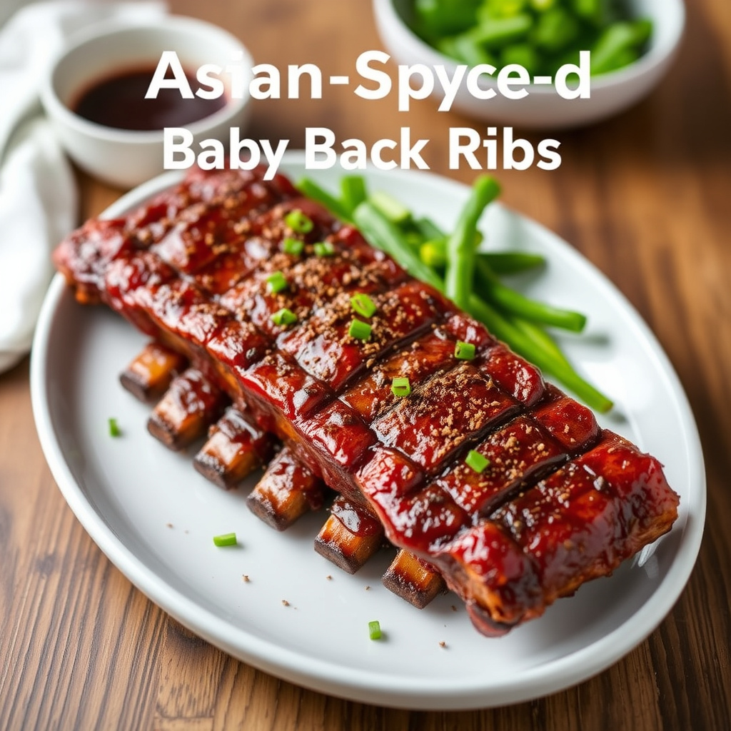 Asiatisk-inspirerte baby back ribs