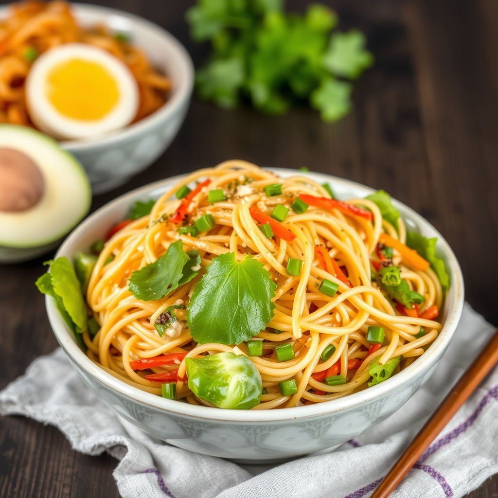 Asiatisk nudelsalat