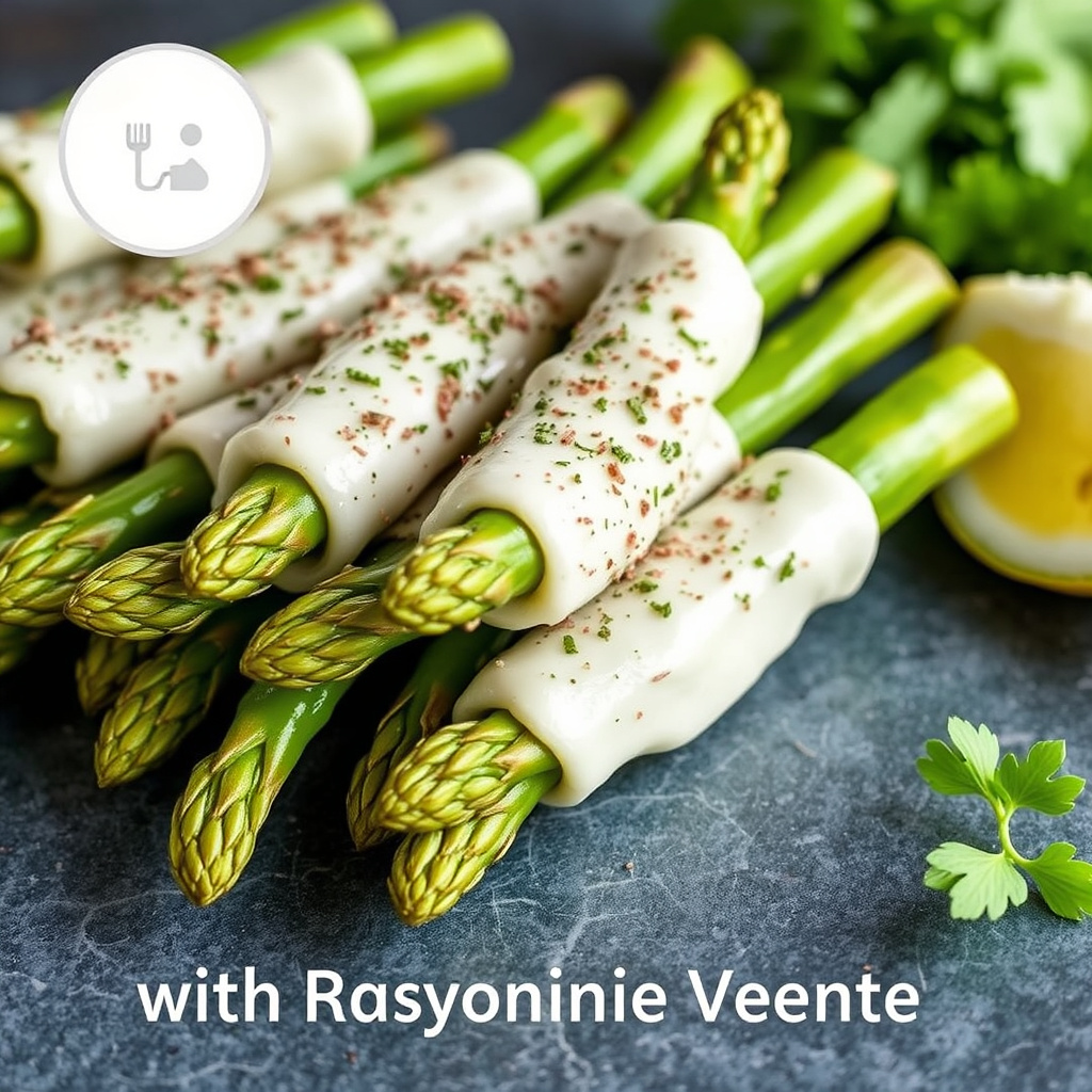 Asparges med grønn persillemajones
