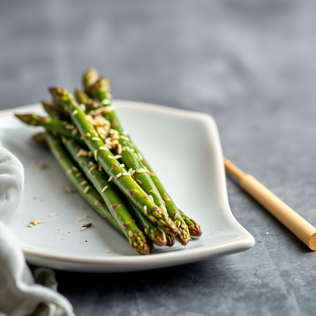 Aspargespyd med sesam