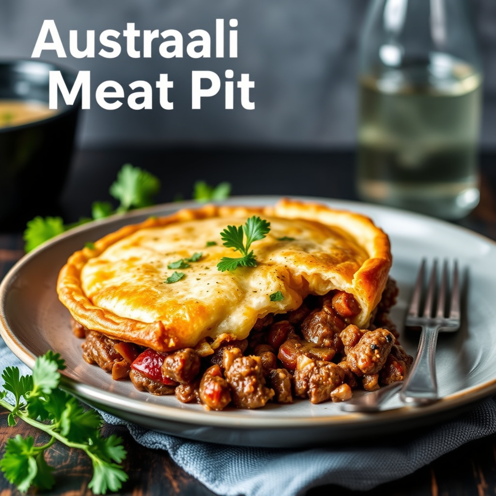 Klassisk australsk kjøttpai