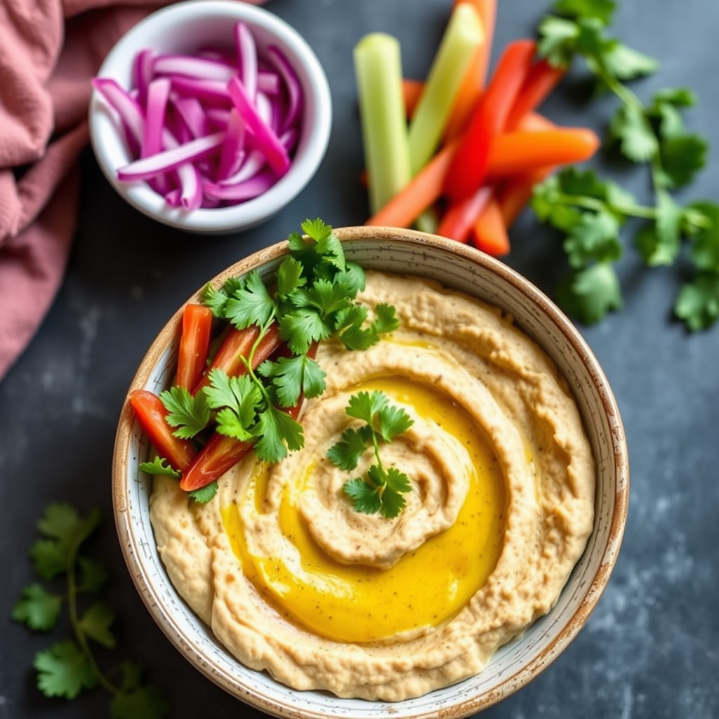 Autentisk midtøstenk hummus (Chummus)