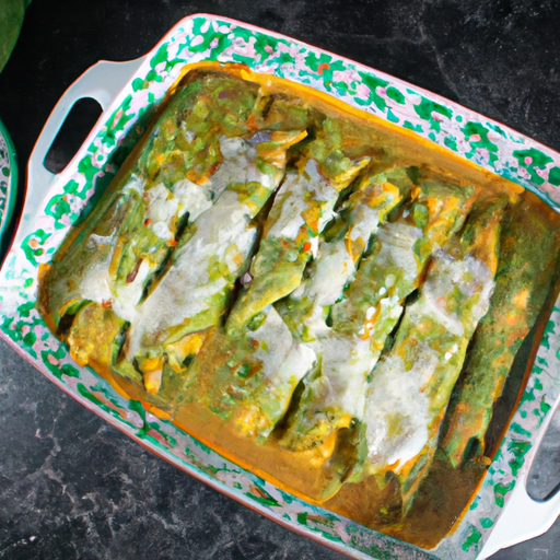 Autentiske Enchiladas Verdes
