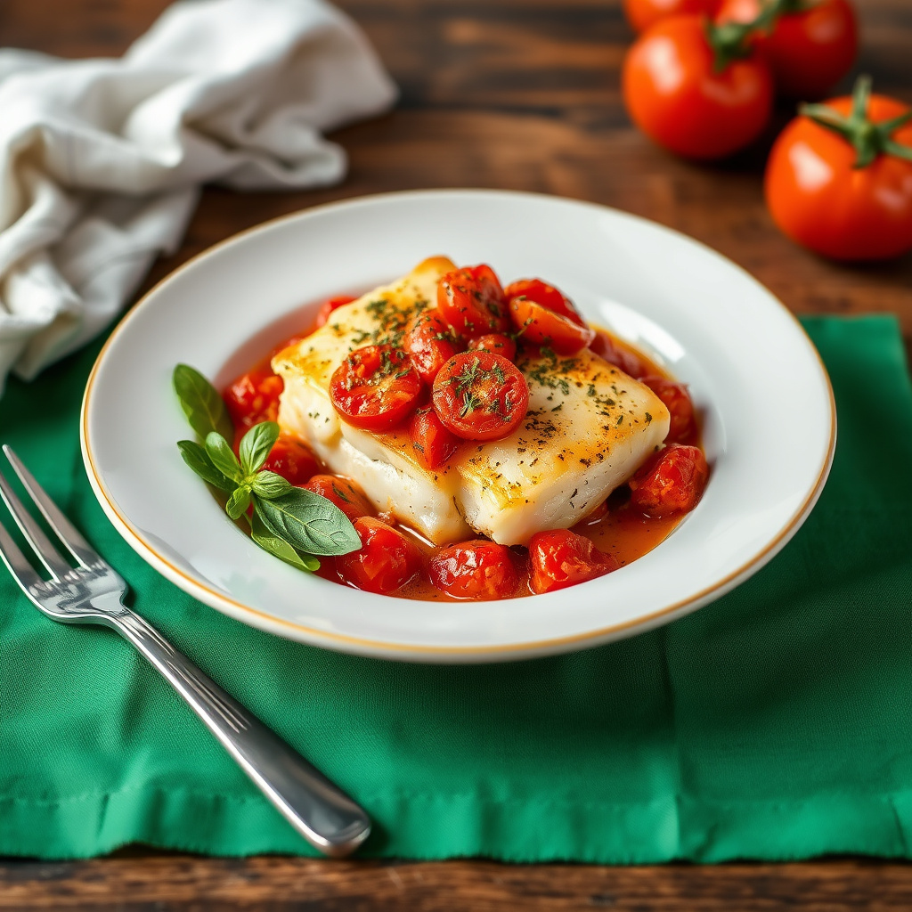 Baccala Alla Pizzaiola: Torsk med tomat