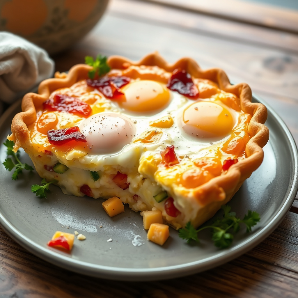 Bacon- og eggepai