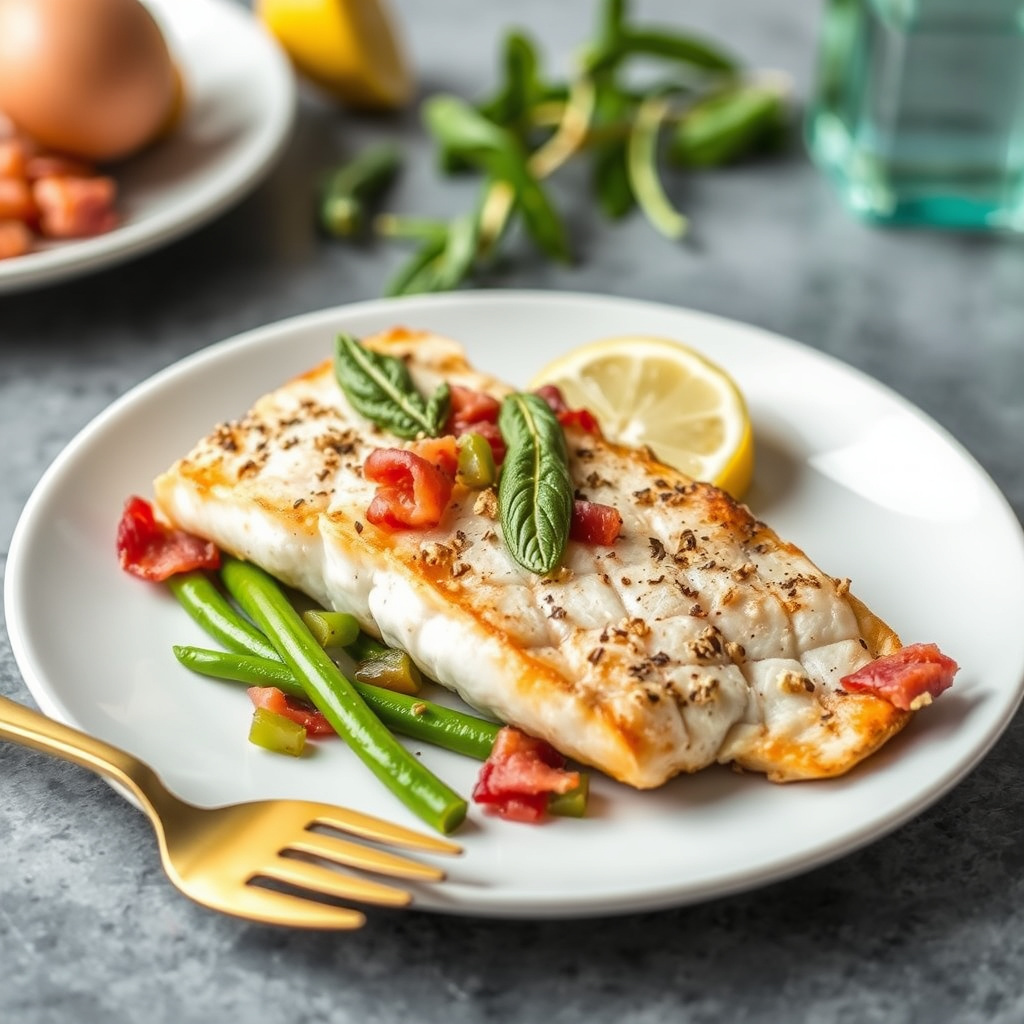 Bacon- og salviepannefrest ørret