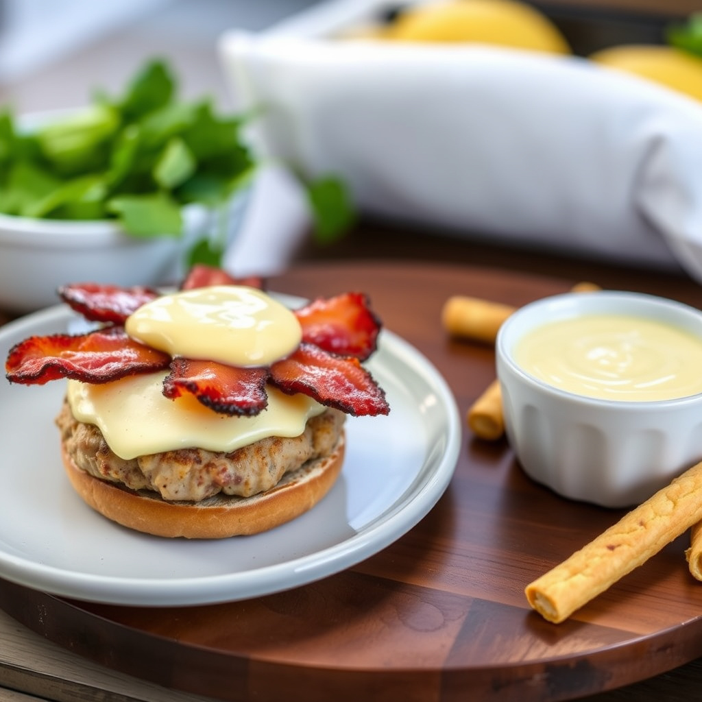 Kalkunburgere med ananas-aioli