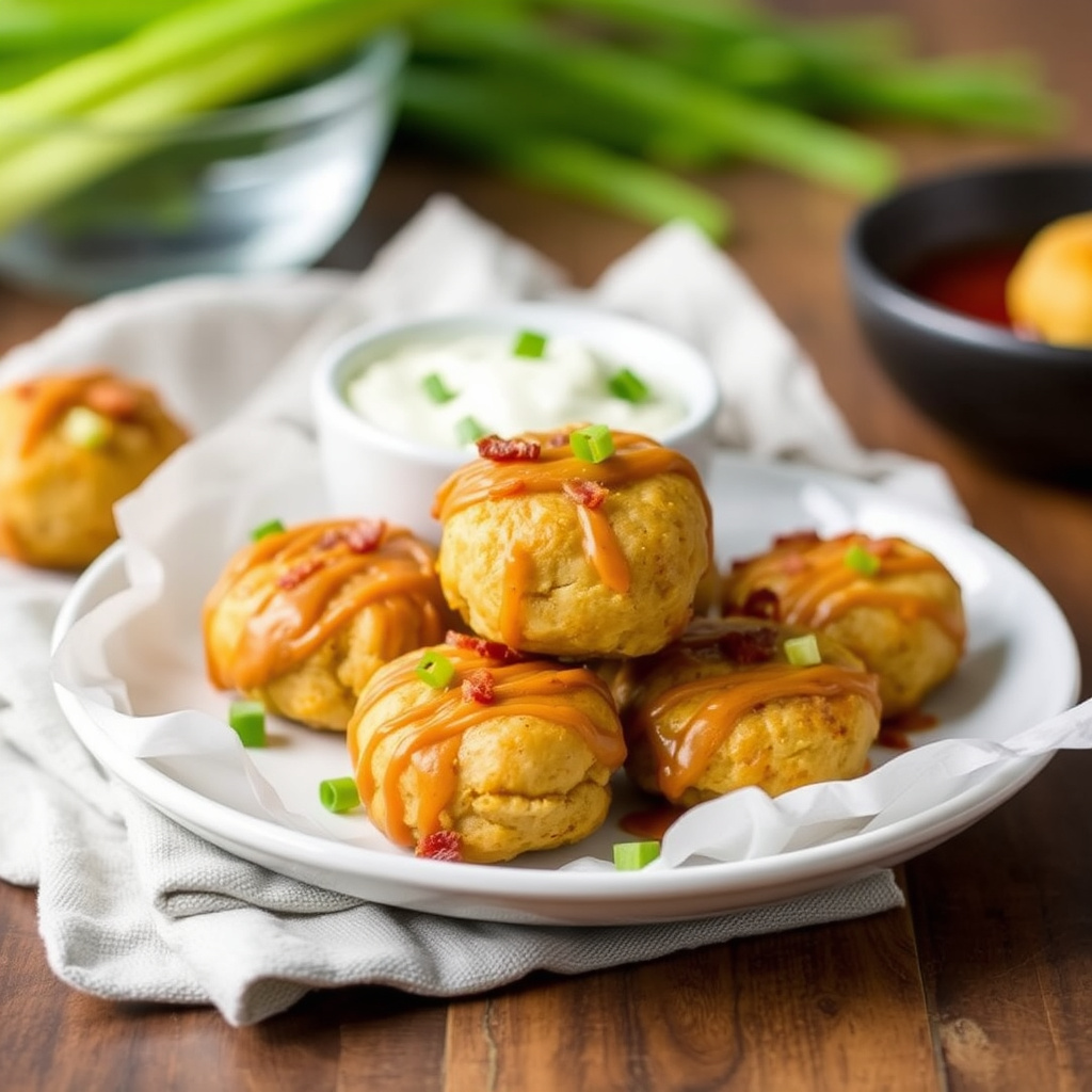 Baconskiver med vårløk og sprø røre