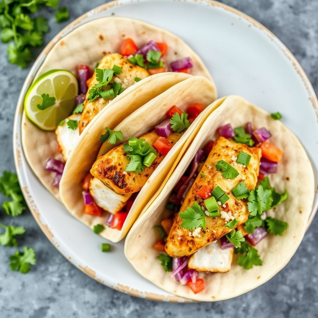 Baja-stil fisketacos