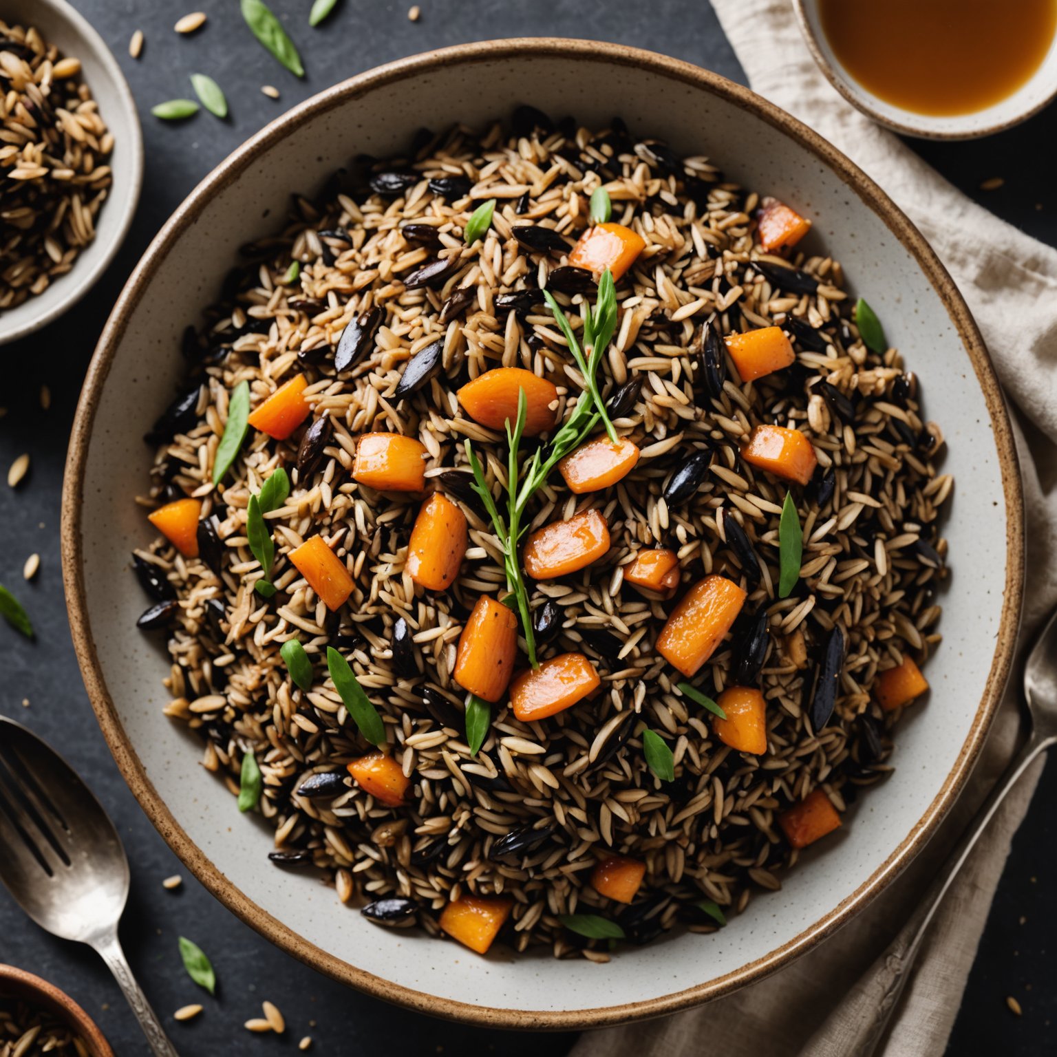 Bakt villris med amandine