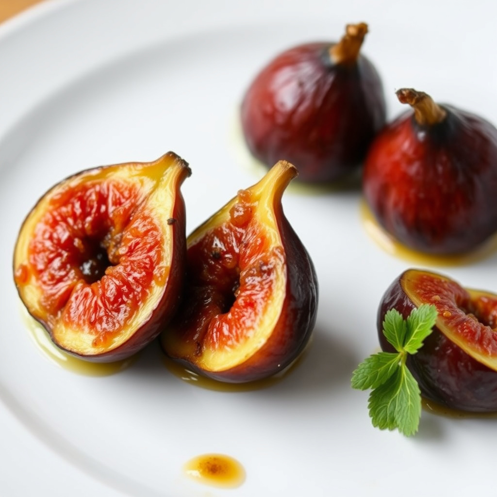 Bakte fiken med grappa