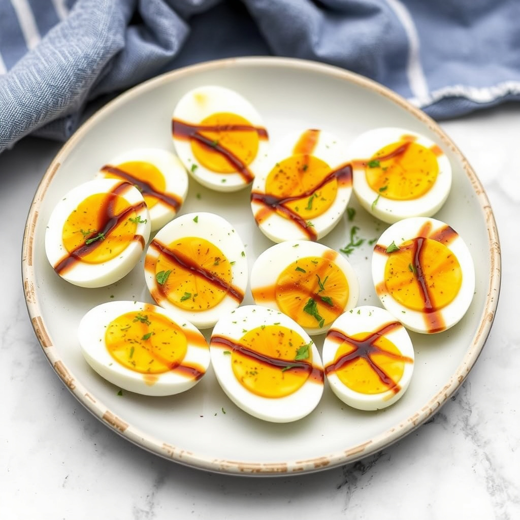 Balsamico-innlagte egg