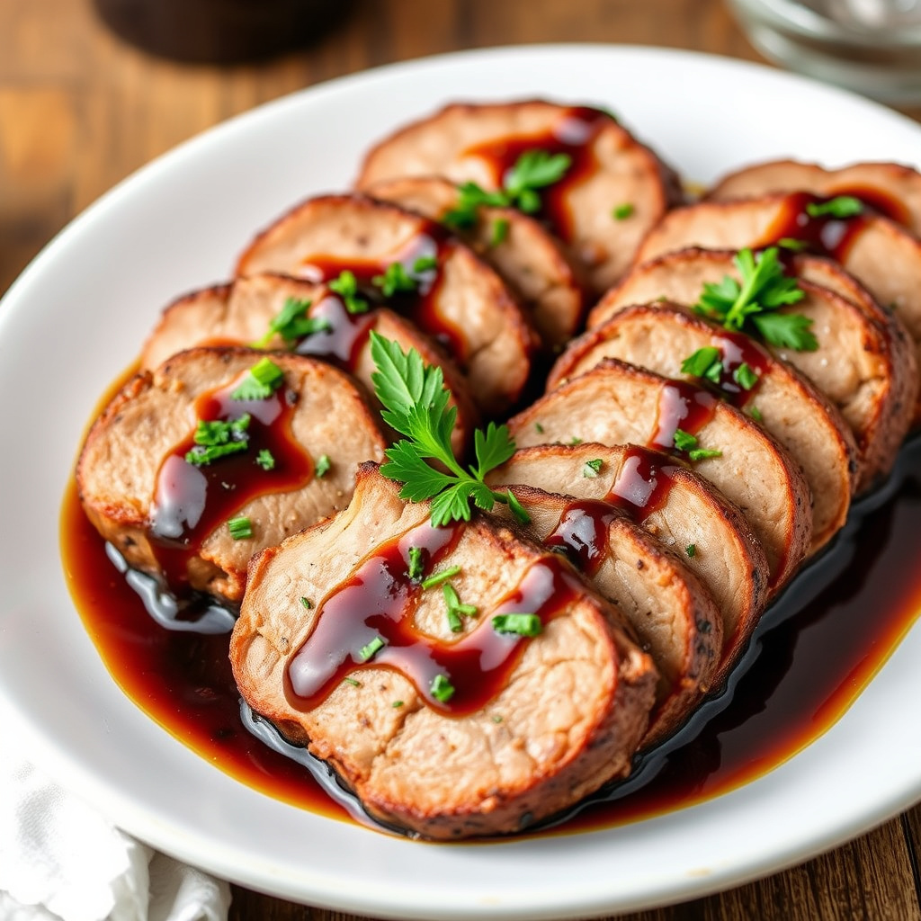Balsamico-ovnsstekt svinefilet