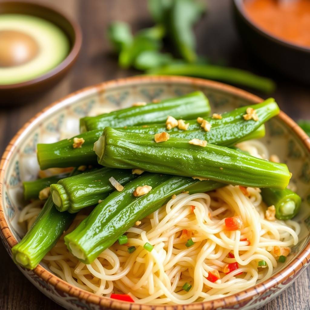 Bamia (søt og sur okra)