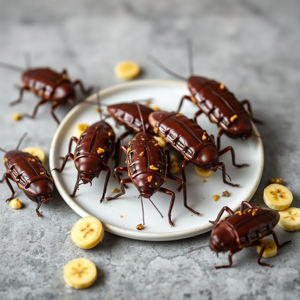 Banan-Habanero-sjokolade-kakerlakker