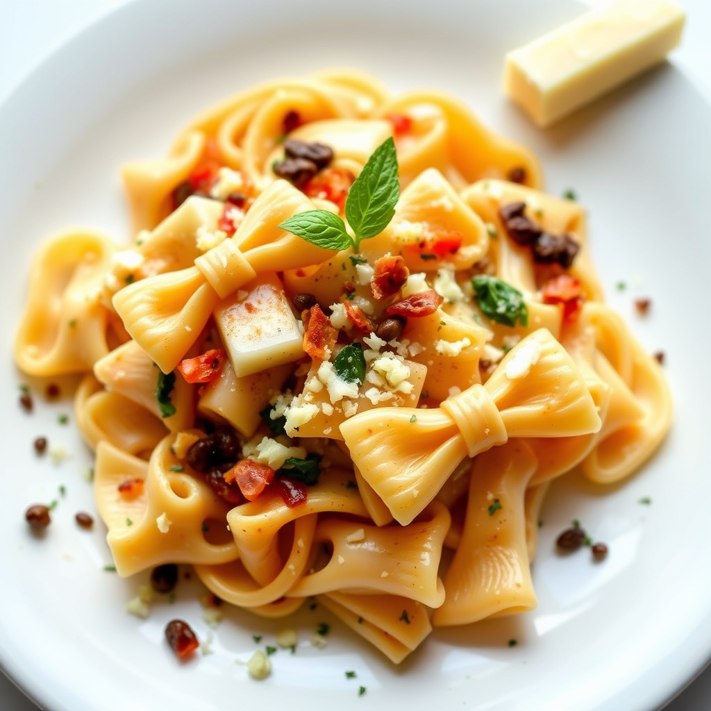 Båndpasta i smør med Parmigiano-Reggiano