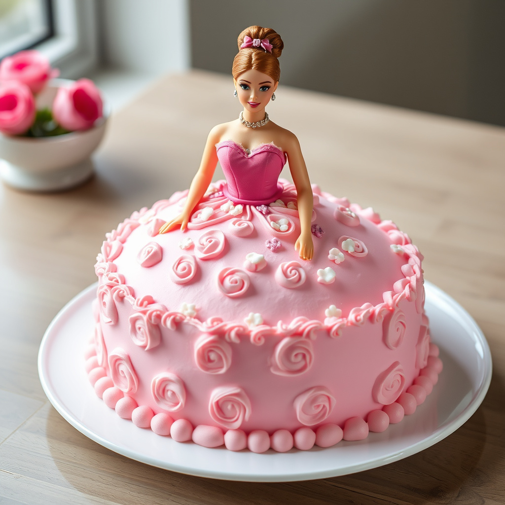 Barbie-dockekake