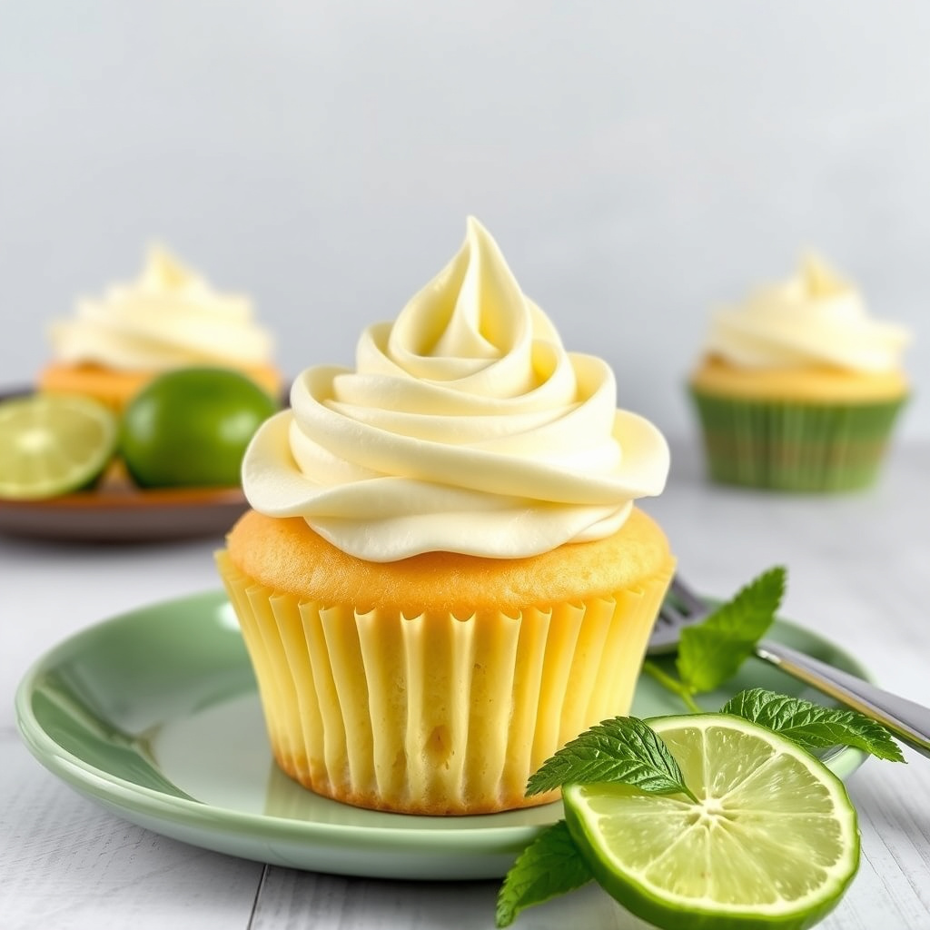 Barbies Florida Key Lime Pie Cupcake