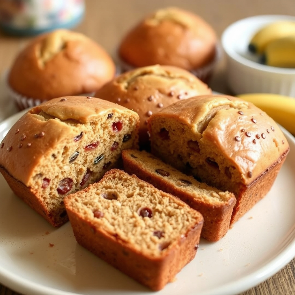 Barn kan bake: Mini Morning Glory-brød