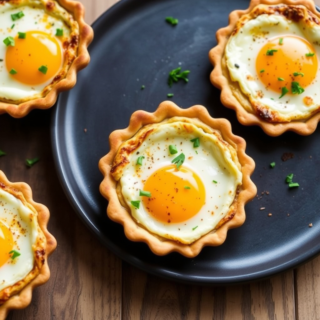 Barna kan lage: Bakte egg- og harissatartarer