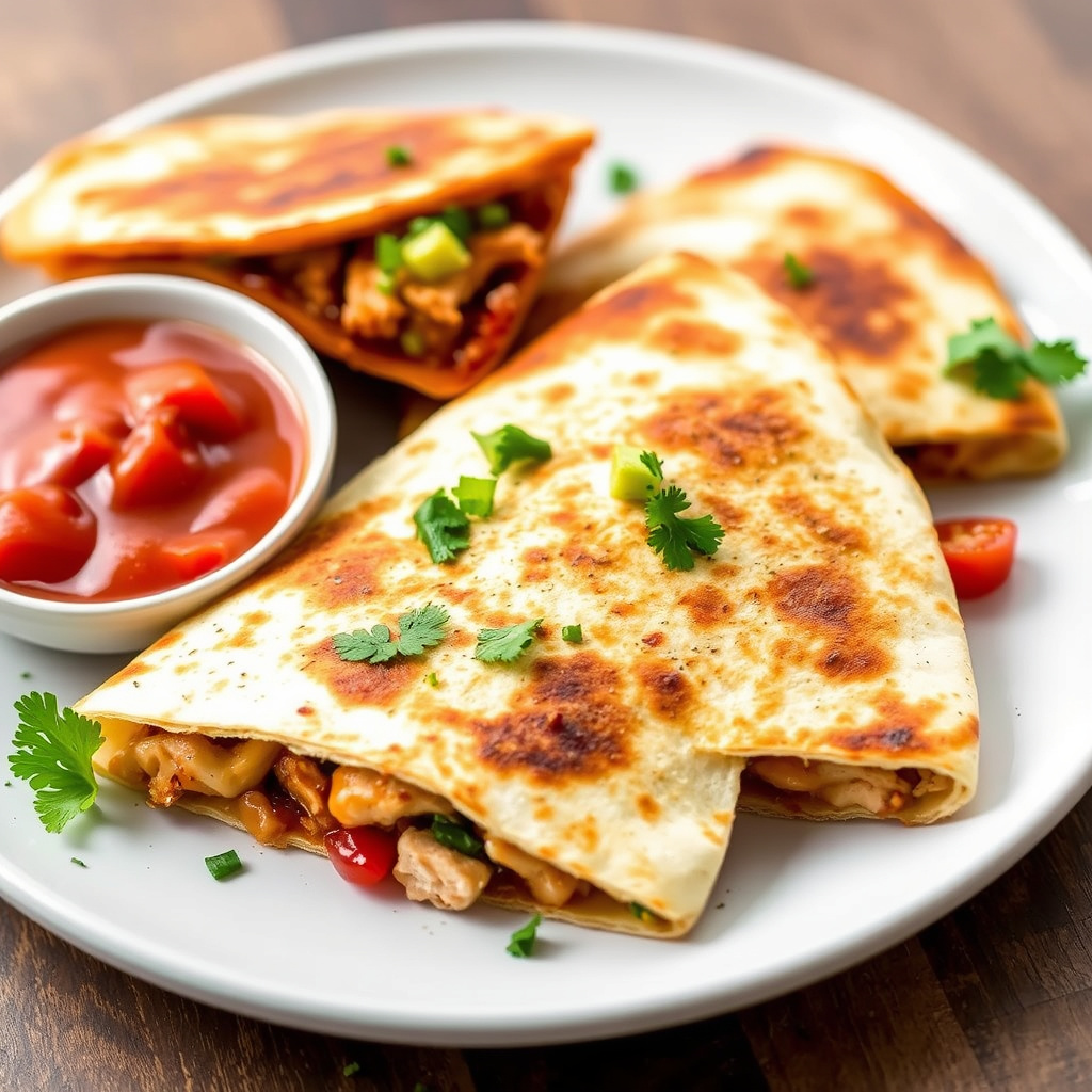 BBQ kyllingquesadillas