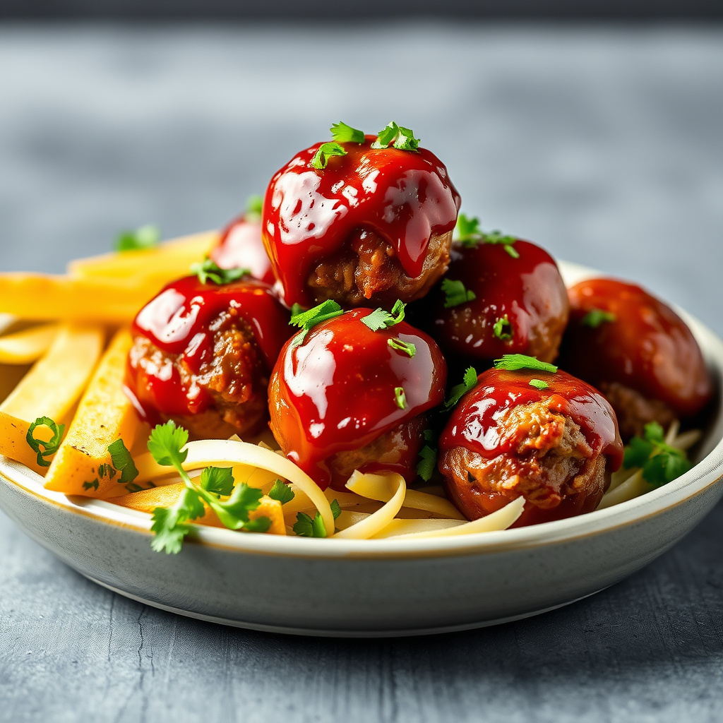 BBQ-mini-kjøttboller