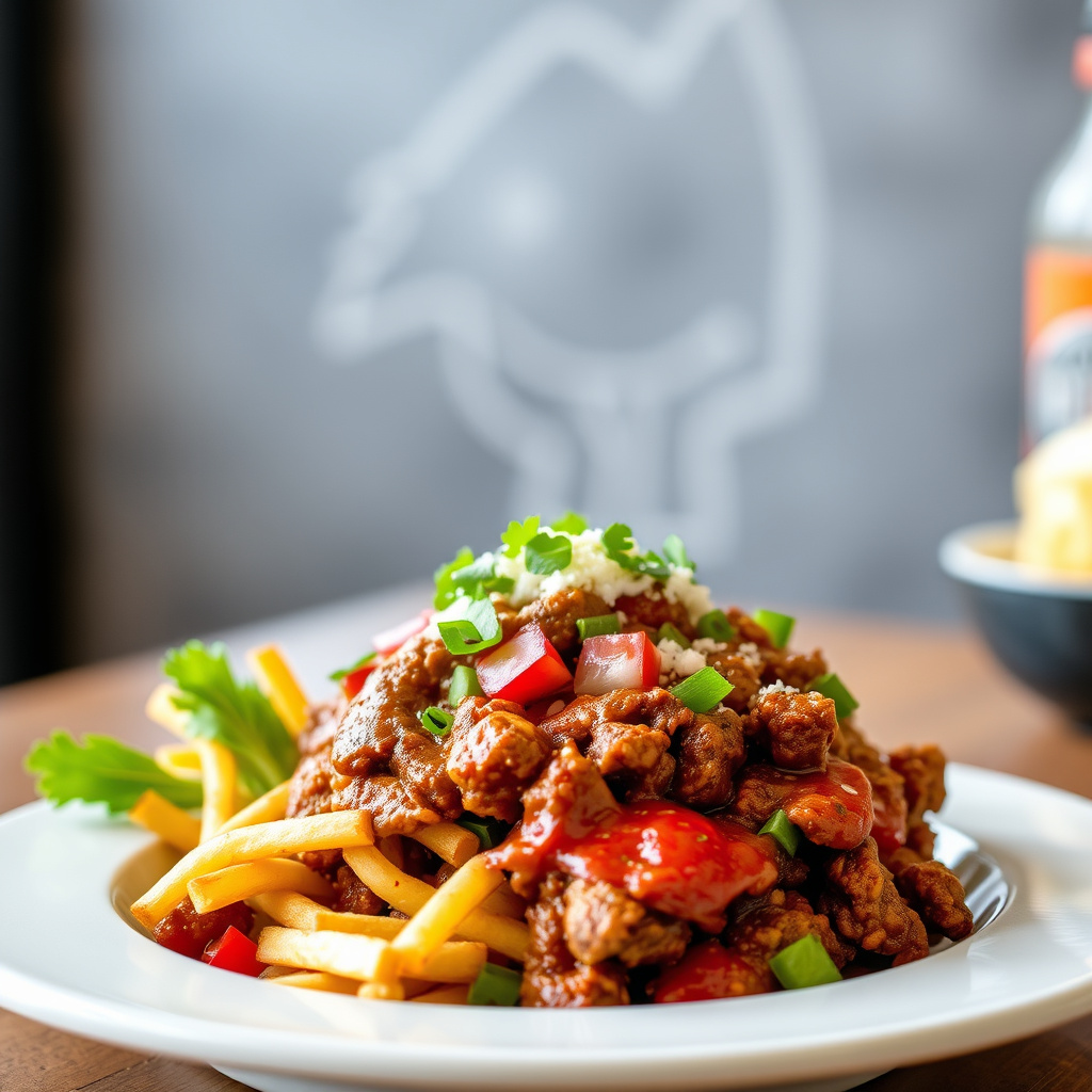 Carne Adovada Burger Bowl