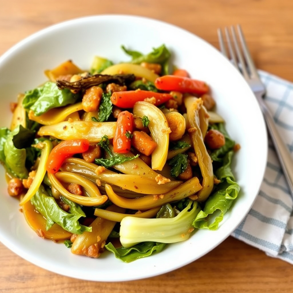 Rødkål med bacon og øl