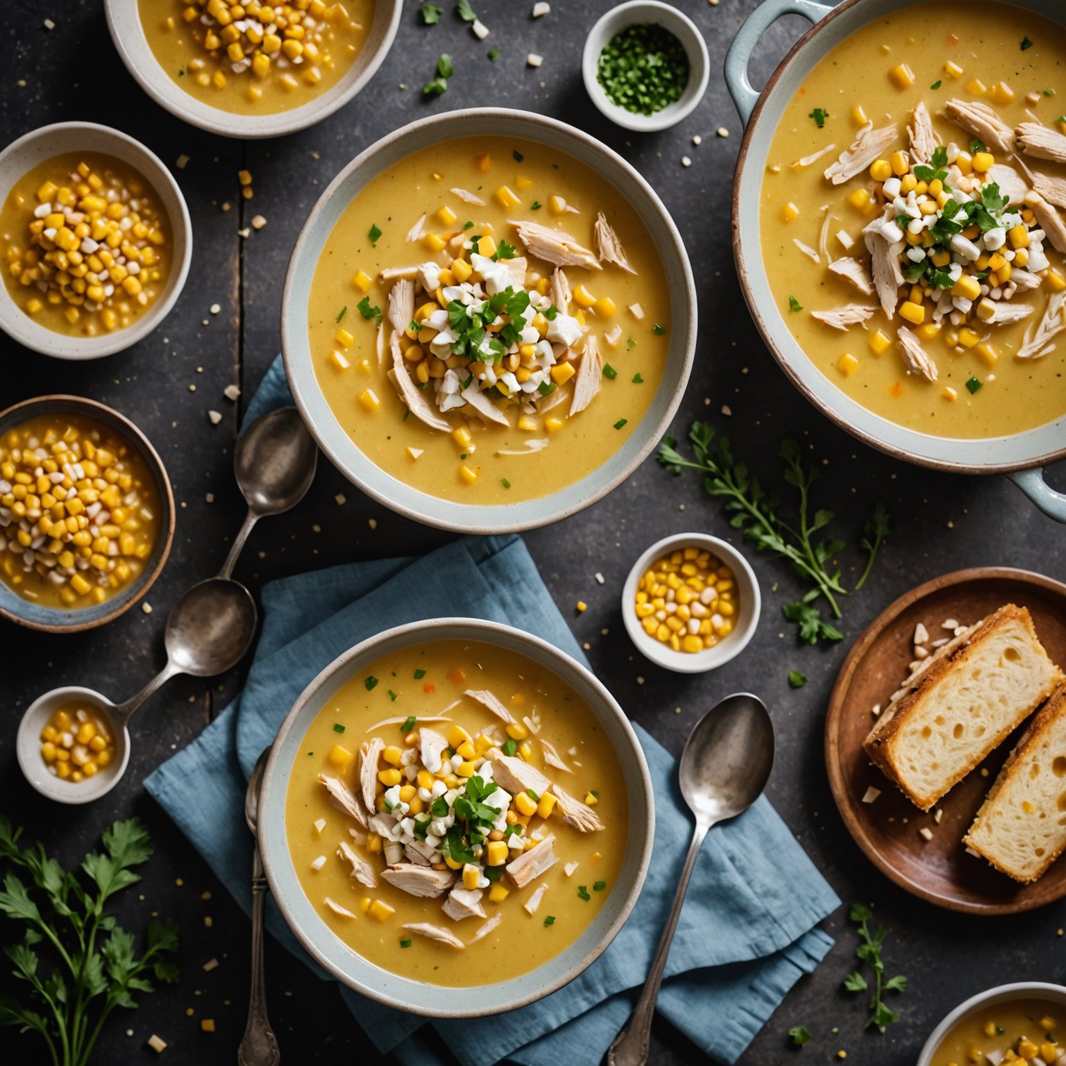 Beste Pennsylvania Dutch kylling- og mais-suppe