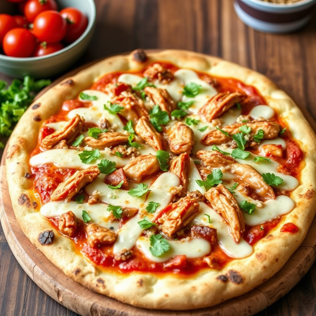 Hoisin-kyllingpizza med femkrydder