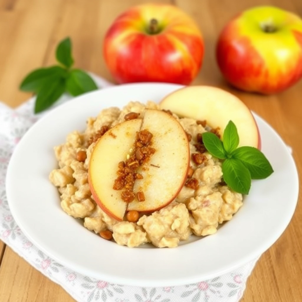 Bestemor Louises havregrøt med revet eple