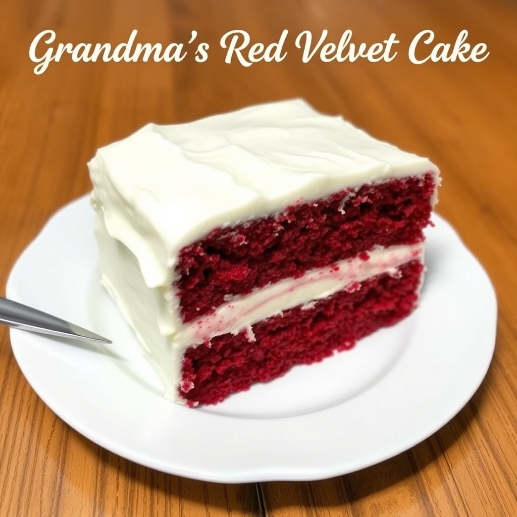 Bestemors røde fløyelskake